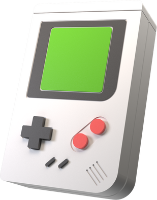 3D Game Boy Handheld Console